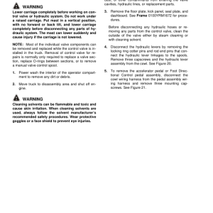 Yale GP040VX, GP050VX, GP060VX, GP070VX Forklift C875 Service Repair Manual - Image 4