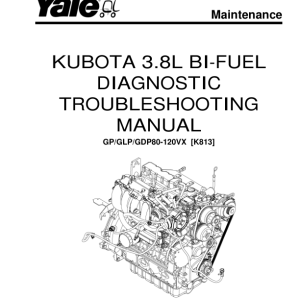 Yale GP080VX, GP090VX, GP100VX, GP110VX, GP120VX Forklift K813 Series Repair Manual - Image 3