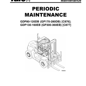 Yale GP170DB, GP190DB, GP210DB, GP230DB, GP250DB, GP280DB Forklift C876 Service Repair Manual - Image 3