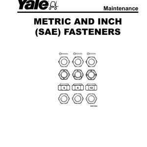 Yale GP300EB, GP330EB, GP360EB C877 Forklift Service Repair Manual - Image 3