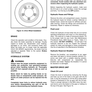 Yale MCW025E, MCW030E, MCW040E Walkie Counterbalanced Stacker D819 Series Repair Manual - Image 3