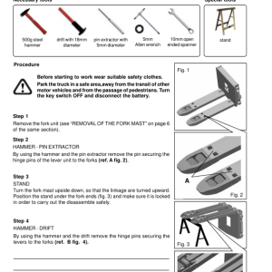 Yale MO20, MO20S Order Picker D857 Series Repair Manual - Image 4