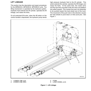 Yale MPB040E Stacker B827 Service Repair Manual - Image 5