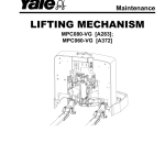 Yale MPC060VG, MPC080VG Pallet Truck A372 Series Repair Manual - Image 1