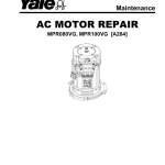 Yale MPR080VG, MPR100VG Pallet Truck A284 Series Repair Manual - Image 2