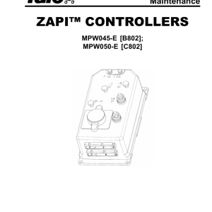 Yale MPW045E Pallet B802 Service Repair Manual - Image 3