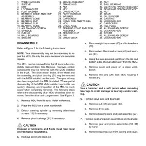 Yale MPW045E Pallet B802 Service Repair Manual - Image 5