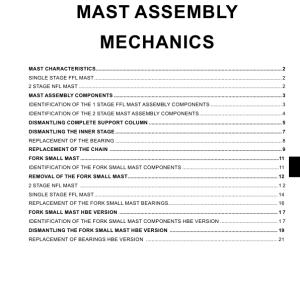 Yale MS10E, MS12E, MS24HBE Stacker C845 Service Repair Manual - Image 3