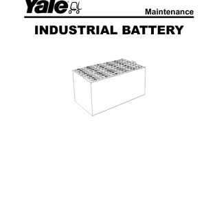 Yale MSW030E, MSW040E Stacker C820 Service Repair Manual - Image 5