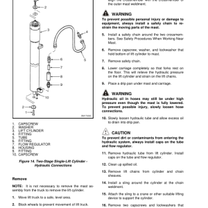 Yale NDR030CB, NR045CB Reach Truck D829 Series Repair Manual - Image 4