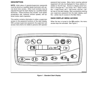 Yale NDR030DA, NR035DA, NR040DA Forklift A295 Series Repair Manual - Image 4