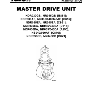 Yale NR035AE, NR040AE, NDR030AE Forklift C815 Service Repair Manual - Image 3