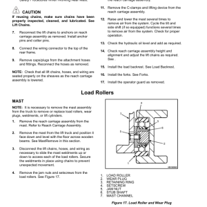 Yale NR045EA, NDR035EA Electric Narrow Aisle C861 Service Repair Manual - Image 3