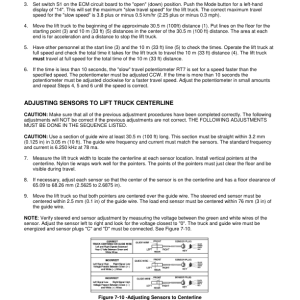 Yale OS030EB Order Picker B801 Service Repair Manual - Image 3