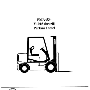 Clark C500-Y110, C500-Y135, C500-Y155 Forklift Service Repair Manual - Image 4