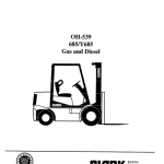 Clark C500-Y60, C500-Y70, C500-Y80, C500-Y90 Forklift Overhaul Manual - Image 1