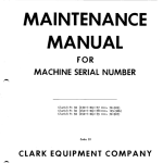 Clark C30, C40, C50 Forklift Overhaul Manual - Image 2