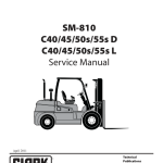 Clark C40D, C45D, C50SD, C55SD Forklift Service Repair Manual (Kubota or Deutz TD3.6 Engine) - Image 1