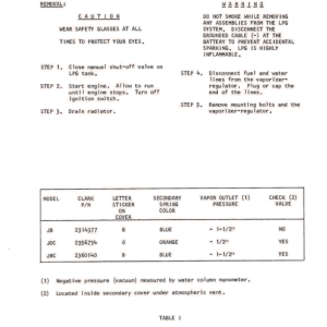 Clark C300-30, C300-40, C300-50 Forklift Overhaul Manual - Image 5