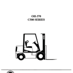 Clark C500-30, C500-35, C500-40, C500-45, C500-50, C500-55 Forklift Overhaul Manual - Image 1