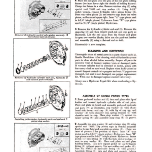 Clark C500-60, C500-70, C500-80, C500-S80, C500-90, C500-S100 Forklift Overhaul Manual - Image 4