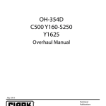 Clark C500-Y160, C500-Y180, C500-S250 Forklift Overhaul Manual - Image 1