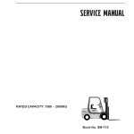 Clark CMP20S, CMP20SD, CMP20SL, CMP20SG Forklift Service Repair Manual - Image 1