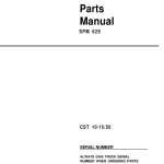 Clark CST10, CST15, CST20 Lift Truck Parts and Service Manual - Image 1