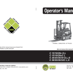Clark C20D, C25D, C30D, C35D Forklift Service Repair Manual (4LE2X ISUZU Tier 4 Engine) - Image 2