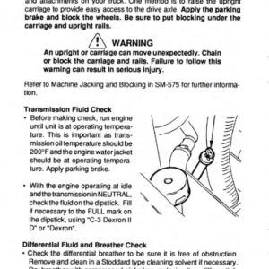 Clark C500-Y300S, C500-Y300L, C500-Y350, C500-Y165M, C500-Y200M Forklift Service Repair Manual - Image 3