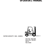 Clark C15CG, C25CG, C30CG, C30CG, C32CG Forklift Service Repair Manual (4G63 GAS Engine) - Image 2
