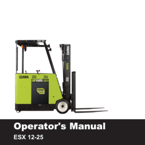 Clark ESX12, ESX15, ESX15S, ESX17, ESX20, ESX22, ESX25 Forklift Service Repair Manual - Image 3