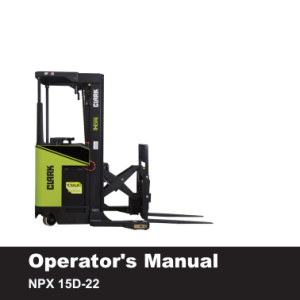 Clark NPX15D, NPX17, NPX20, NPX22 Lift Truck Service Repair Manual - Image 2