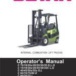 Clark C40D, C45D, C50SD, C55SD Forklift Service Repair Manual (Kubota or Deutz TD3.6 Engine) - Image 3