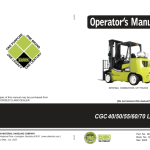 Clark CMP20S, CMP20SD, CMP20SL, CMP20SG Forklift Service Repair Manual - Image 3