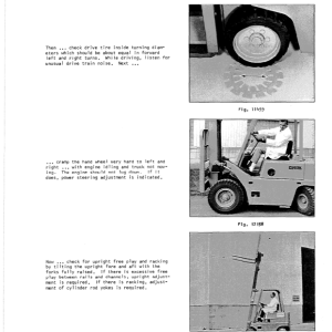 Clark C500-30, C500-35, C500-40, C500-45, C500-50, C500-55 Forklift Overhaul Manual - Image 4