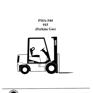 Clark C500-100, C500-120, C500-135 Forklift Overhaul Manual - Image 4