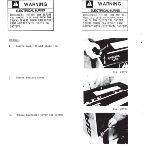 Clark PW15, PW18 Pallet Truck Overhaul Manual - Image 5