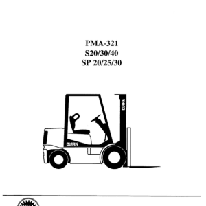 Clark S20, SP20, SP25, S30, SP30, S40 Forklift Overhaul Manual - Image 5