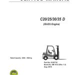 Clark C20D, C25D, C30D, C35D Forklift Service Repair Manual (4LE2X ISUZU Tier 4 Engine) - Image 1