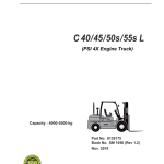 Clark C40L, C45L, C50SL, C55SL Forklift Service Repair Manual (PSI 4X Engine) - Image 1