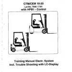 Clark CEM10, CEM12, CEM16, CEM20 Forklift Service Repair Manual - Image 2