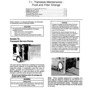 Clark GCS17, GCS20, GCS22, GCS25, GCS27, GCS30 Forklift Repair Manual - Image 4