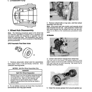 Clark GPX20, GPX22, GPX25, GPX27, GPX30 Forklift Repair Manual - Image 5