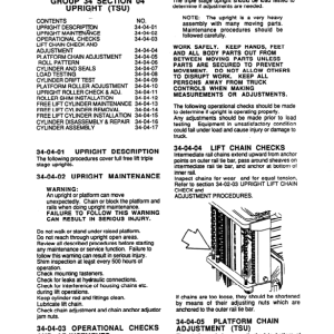 Clark OP15 Order Picker Service Repair Manual - Image 4