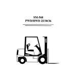 Clark HWP25, PWD25, HWD25, HWP30, PWD30, HWD30, HWD36, PWD36 Pallet Truck Service Manual - Image 1