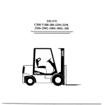 Clark C500-Y180, C500-Y200S, C500-Y225S, C500-Y225L, C500-Y250S, C500-Y250L Forklift Service Manual - Image 1