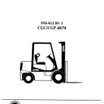 Clark CGP40, CGP45, CGP50, CGP55, CDC60, CDC70 Forklift Service Repair Manual - Image 1