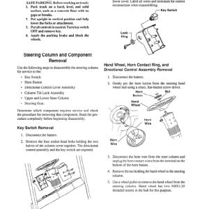 Clark ECG20, ECG25, ECG30, ECG32 Genesis Series Truck Service Repair Manual - Image 4