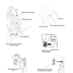 Clark TMG 12, TMG 15, TMG 15S, TMG 17, TMG 18, TMG 20, TMG 25 Forklift Service Repair Manual - Image 5